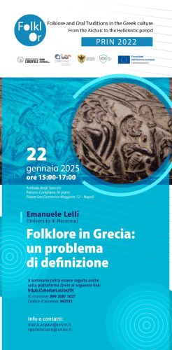 Folklore in Grecia: un problema di definizione