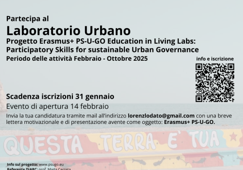 Una call per studenti e studentesse per la partecipazione all'"Urban Living Lab" di Napoli