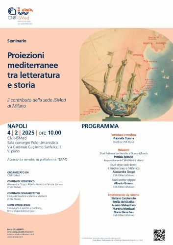 Proiezioni mediterranee tra letteratura e storia. Il contributo della sede ISMed di Milano