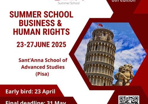 Business & Human Rights Summer School, VIII edition