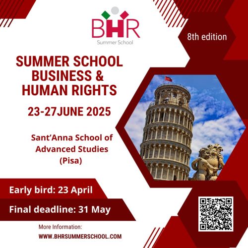 Business & Human Rights Summer School, VIII edition