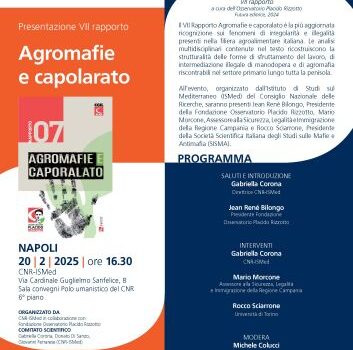 Presentazione del VII rapporto "Agromafie e caporalato"