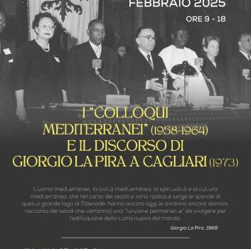 Giornata di studi "I Colloqui Mediterranei (1958-1964) e il discorso di Giorgio La Pira a Cagliari (1973)"