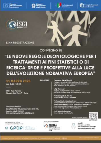 Nuove regole deontologiche per i trattamenti di dati personali a fini statistici o di ricerca scientifica: sfide e prospettive alla luce dell'evoluzione normativa europea