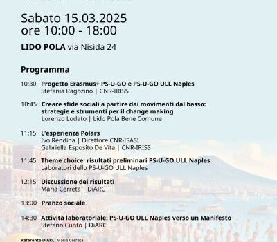 PS-U-GO ULL Naples. Verso un Manifesto