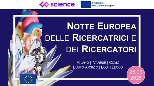 Progetto "Co.Sciences" alla Notte Europea delle Ricercatrici e dei Ricercatori 2025: proposte entro il 18 aprile
