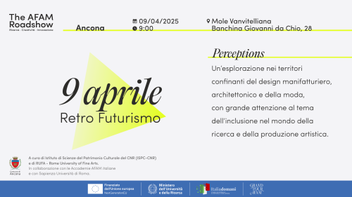 The AFAM Roadshow. 'Ricerca. Creatività. Innovazione'