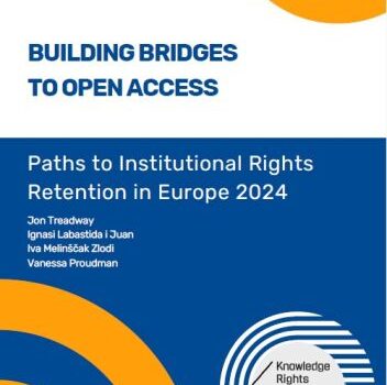 I risultati del progetto Right2Pub presentati nel report di SPARC Europe "Building Bridges to Open Access"