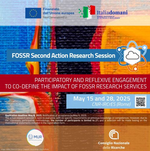 FOSSR Action Research Session "Participatory and reflexive engagement to co-define the impact of FOSSR research services"