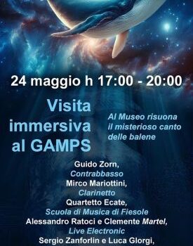 Il GAMPS risuona del misterioso canto della balena. Evento-concerto