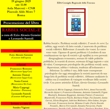 Presentazione del libro 'Rabbia social-e. Problemi sociali collettivi. Il mondo che vorrei'