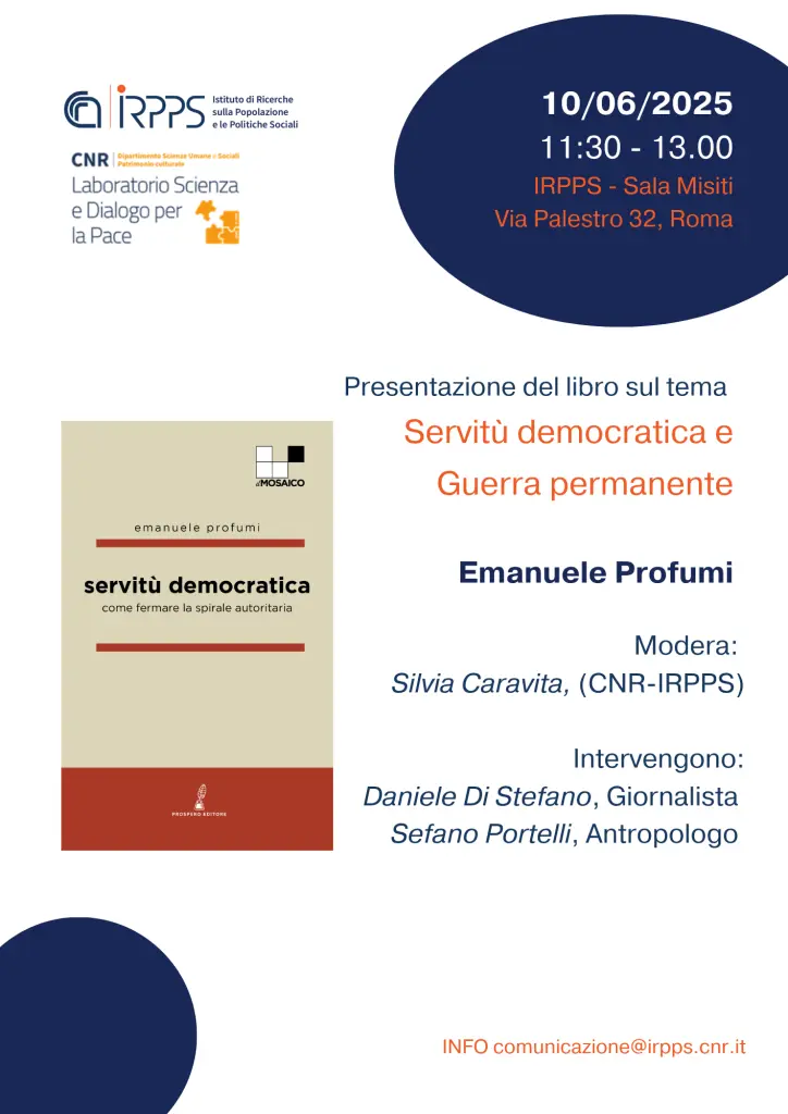 Presentazione del libro sul tema: Servitù democratica e Guerra permanente