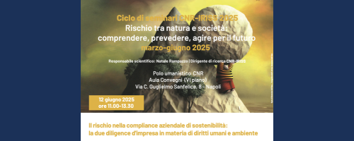 Il rischio nella compliance aziendale di sostenibilità: la due diligence d'impresa in materia di diritti umani e ambiente