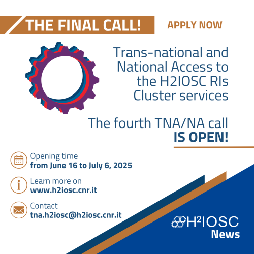 Aperta la quarta e ultima call per l'accesso transnazionale e nazionale ai servizi digitali avanzati di H2IOSC
