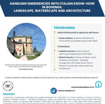 Handling emergencies with Italian know-how in Bohemia: landscape, waterscape and architecture