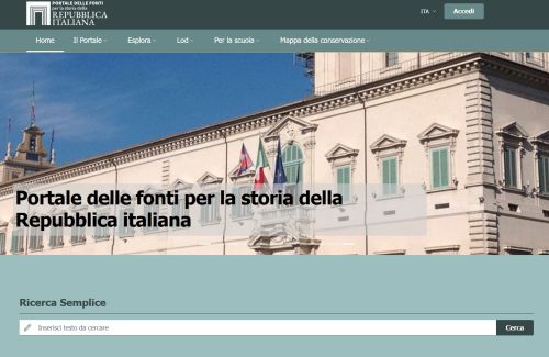 Presentati i risultati del progetto "Portale delle Fonti per la Storia della Repubblica italiana"