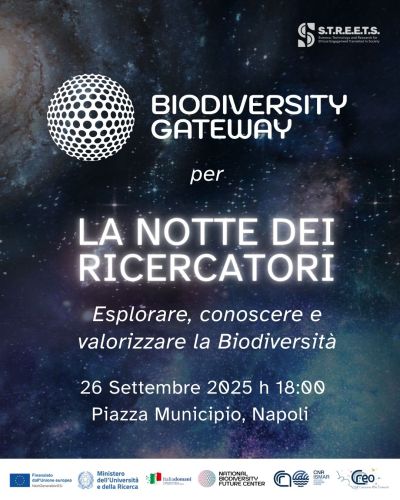 Il Biodiversity Gateway alla Notte dei Ricercatori, per esplorare, conoscere e valorizzare la biodiversità