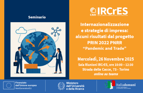 Internazionalizzazione e strategie di impresa: alcuni risultati dal progetto PRIN 2022 PNRR "Pandemic and Trade"