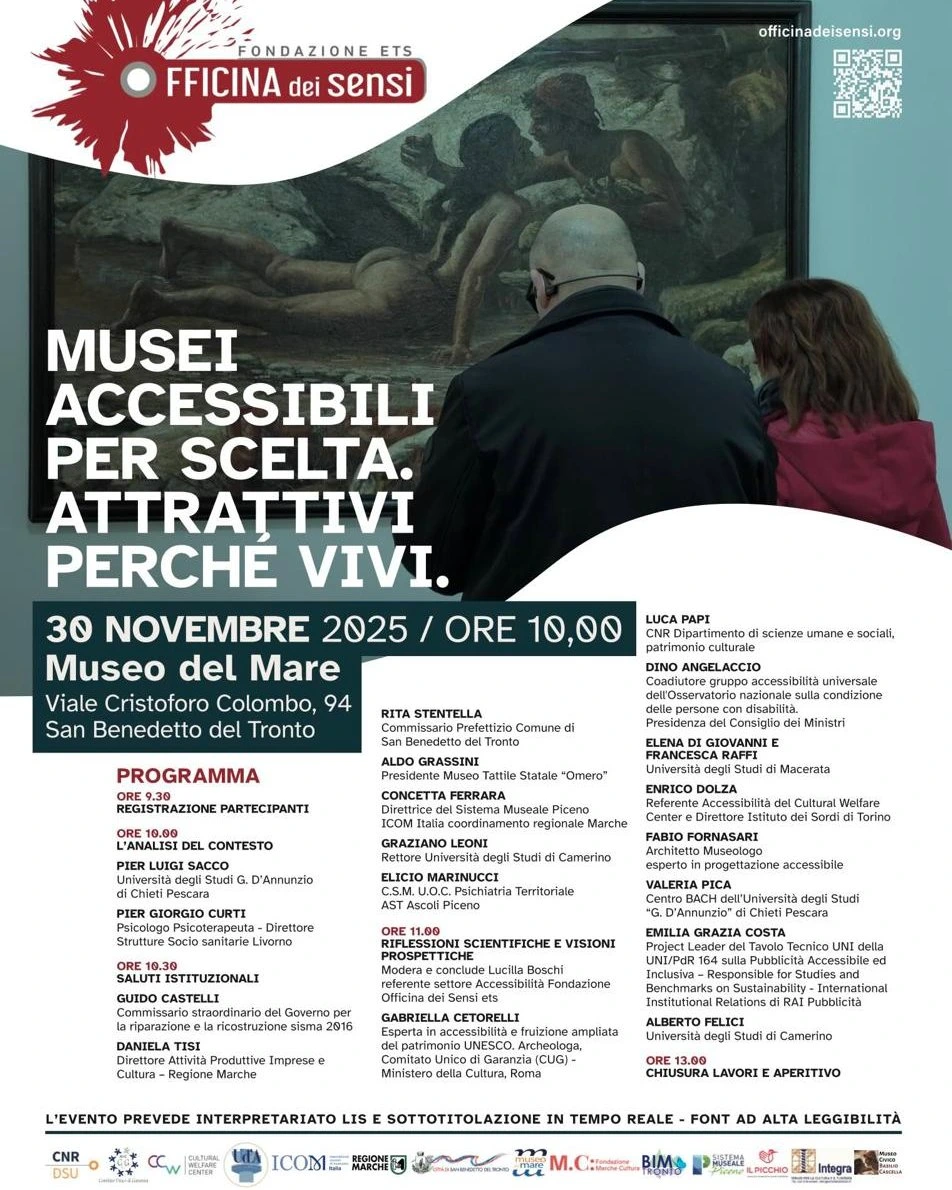 Musei accessibili per scelta. Attrattivi perché vivi