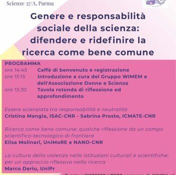 Genere e responsabilità sociale della scienza: difendere e ridefinire la ricerca come bene comune
