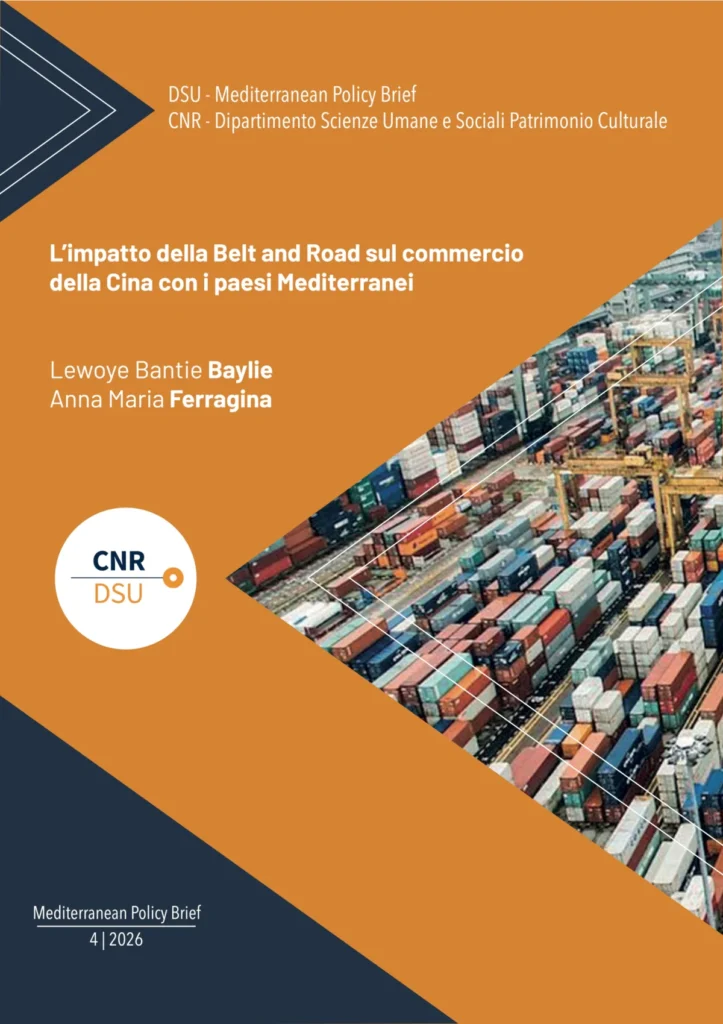 Copertina di L’impatto della Belt and Road sul commercio della Cina con i paesi Mediterranei