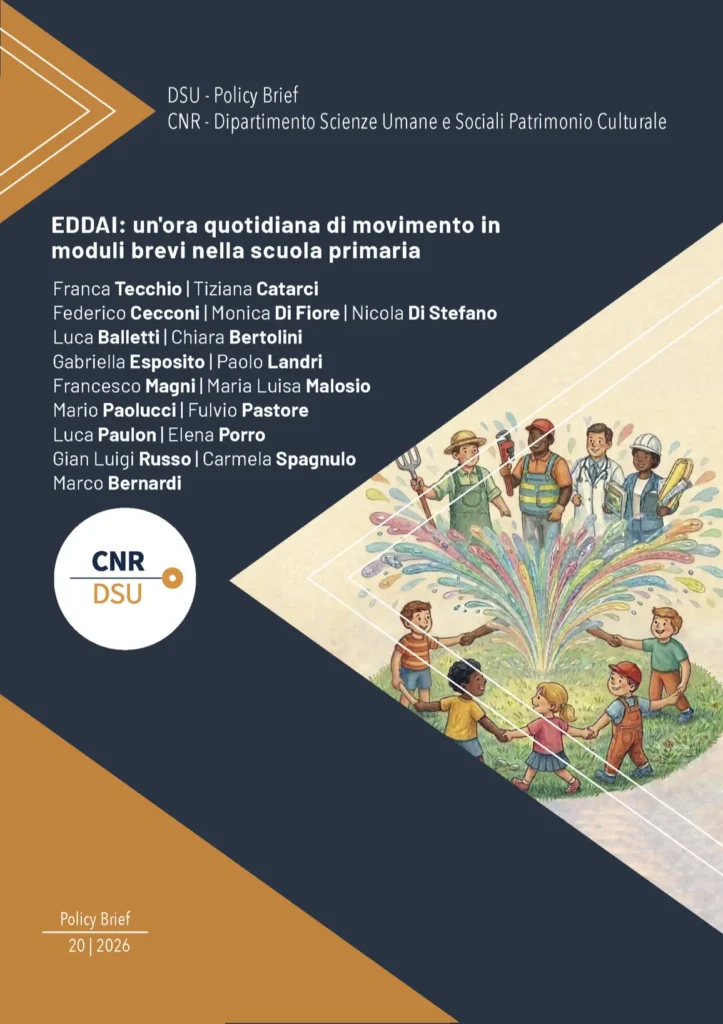 Copertina di EDDAI: un’ora quotidiana di movimento in moduli brevi nella scuola primaria