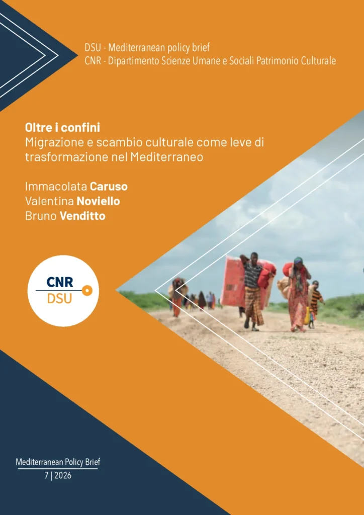 Copertina di Oltre i confini. Migrazione e scambio culturale come leve di trasformazione nel Mediterraneo